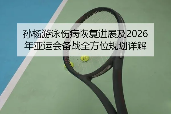 孙杨游泳伤病恢复进展及2026年亚运会备战全方位规划详解